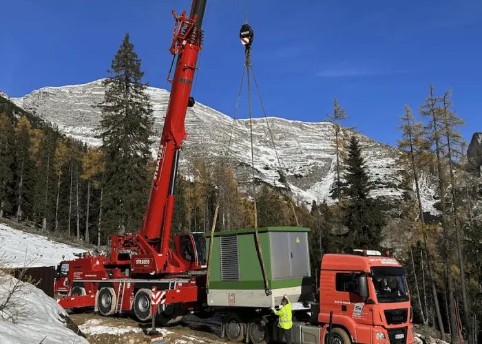 Stellarbeiten Kompakttrafostation