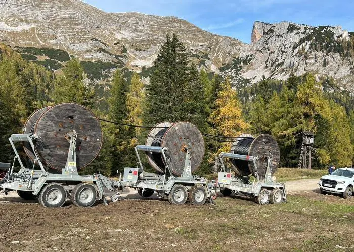 Kabelzugarbeiten HiWu Bergbahnen